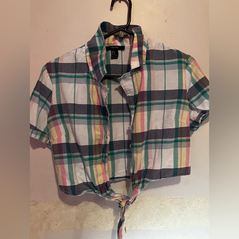 Pattern crop top